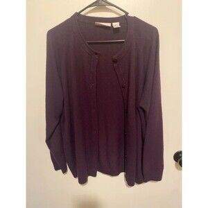 Tanjay purple cardigan size Large